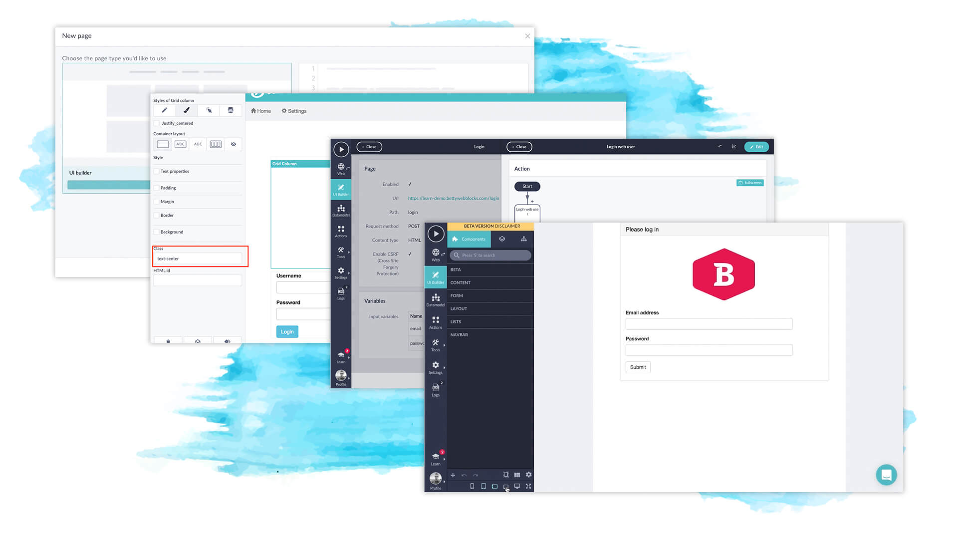How to Build a Login Page with the UI Builder in 4 Steps