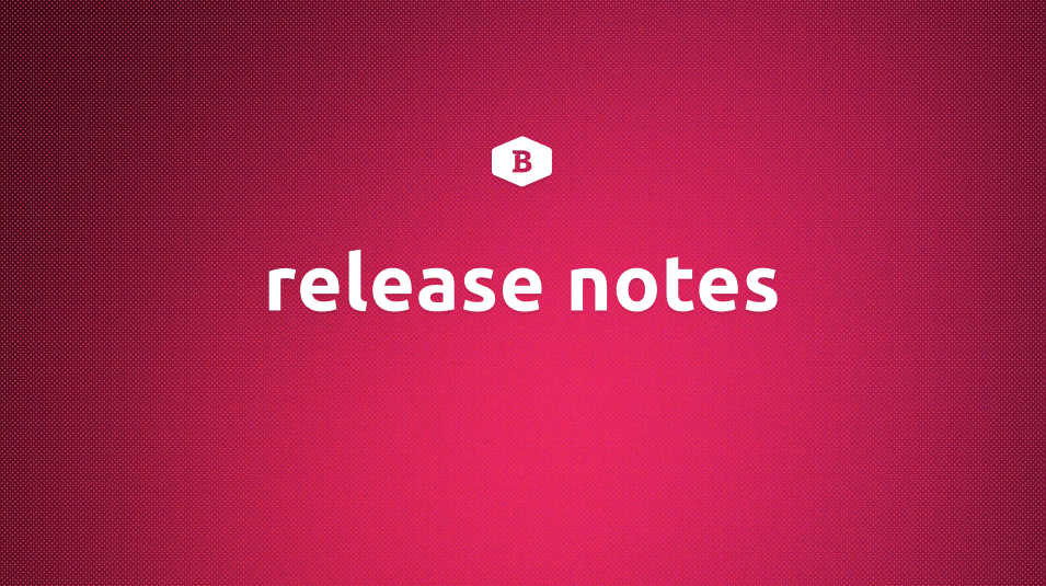 Release notes Betty Blocks